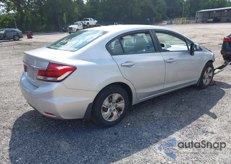 2013 Honda Civic Lx из США, поврежденный, VIN 2HGFB2F50DH570280